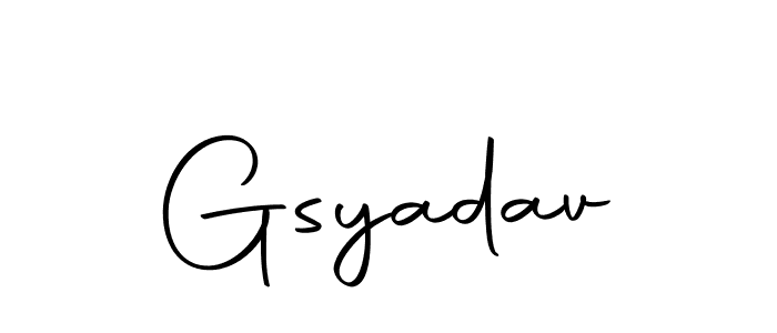 Once you've used our free online signature maker to create your best signature Autography-DOLnW style, it's time to enjoy all of the benefits that Gsyadav name signing documents. Gsyadav signature style 10 images and pictures png