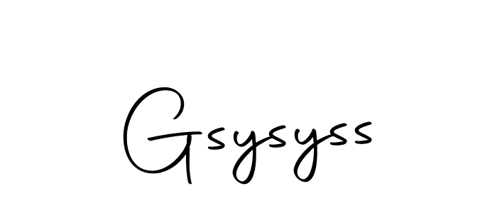 Also we have Gsysyss name is the best signature style. Create professional handwritten signature collection using Autography-DOLnW autograph style. Gsysyss signature style 10 images and pictures png