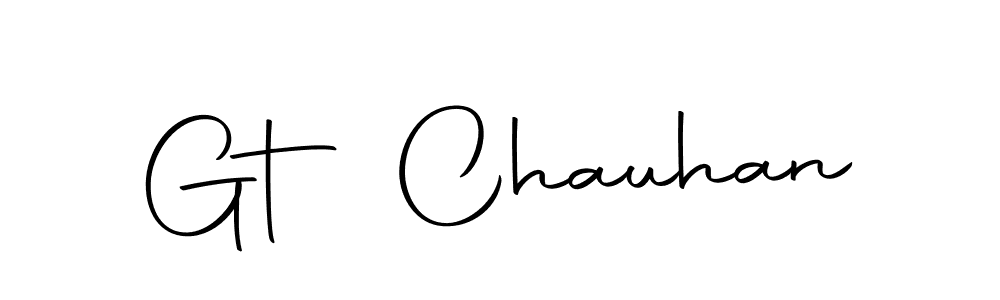 Design your own signature with our free online signature maker. With this signature software, you can create a handwritten (Autography-DOLnW) signature for name Gt Chauhan. Gt Chauhan signature style 10 images and pictures png