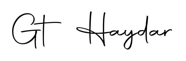 The Autography-DOLnW font gives name Gt Haydar a signature that looks effortless yet distinguished. Download high-res PNG instantly. Gt Haydar signature style 10 images and pictures png