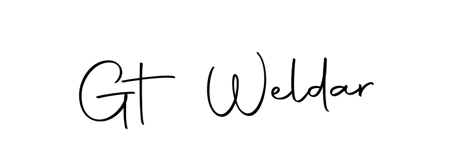 You should practise on your own different ways (Autography-DOLnW) to write your name (Gt Weldar) in signature. don't let someone else do it for you. Gt Weldar signature style 10 images and pictures png