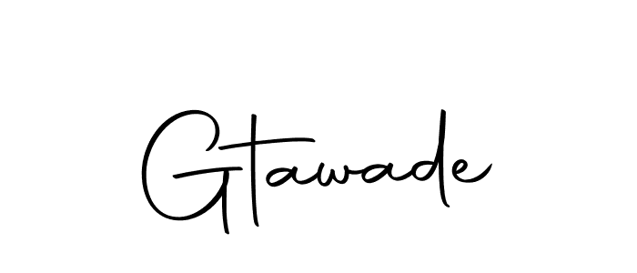 Gtawade stylish signature style. Best Handwritten Sign (Autography-DOLnW) for my name. Handwritten Signature Collection Ideas for my name Gtawade. Gtawade signature style 10 images and pictures png