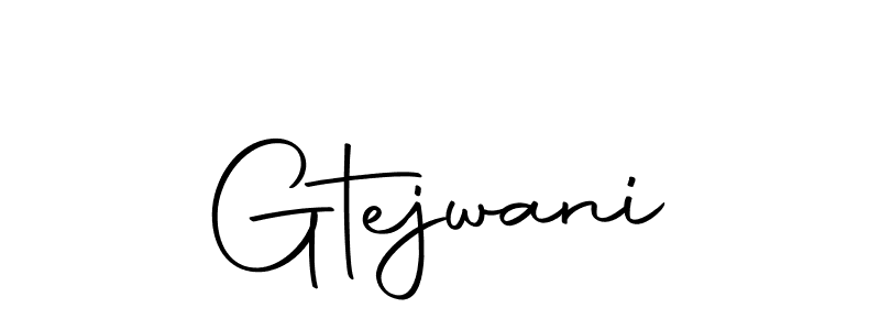 Gtejwani stylish signature style. Best Handwritten Sign (Autography-DOLnW) for my name. Handwritten Signature Collection Ideas for my name Gtejwani. Gtejwani signature style 10 images and pictures png