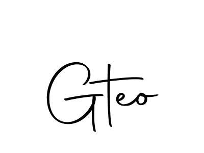 The best way (Autography-DOLnW) to make a short signature is to pick only two or three words in your name. The name Gteo include a total of six letters. For converting this name. Gteo signature style 10 images and pictures png