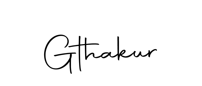 You can use this online signature creator to create a handwritten signature for the name Gthakur. This is the best online autograph maker. Gthakur signature style 10 images and pictures png