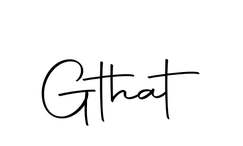 Design your own signature with our free online signature maker. With this signature software, you can create a handwritten (Autography-DOLnW) signature for name Gthat. Gthat signature style 10 images and pictures png