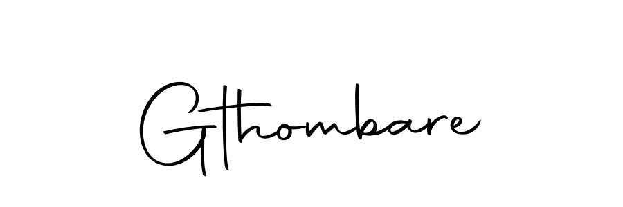 Design your own signature with our free online signature maker. With this signature software, you can create a handwritten (Autography-DOLnW) signature for name Gthombare. Gthombare signature style 10 images and pictures png