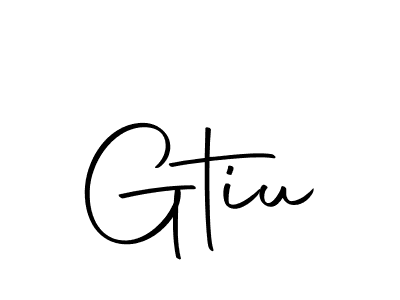 How to make Gtiu signature? Autography-DOLnW is a professional autograph style. Create handwritten signature for Gtiu name. Gtiu signature style 10 images and pictures png