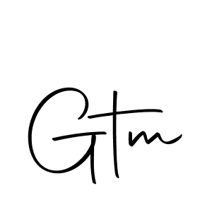 if you are searching for the best signature style for your name Gtm. so please give up your signature search. here we have designed multiple signature styles  using Autography-DOLnW. Gtm signature style 10 images and pictures png