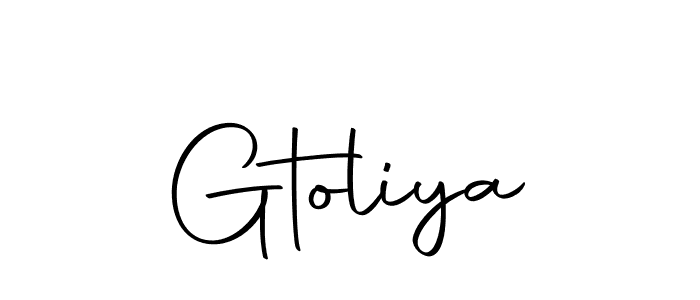 if you are searching for the best signature style for your name Gtoliya. so please give up your signature search. here we have designed multiple signature styles  using Autography-DOLnW. Gtoliya signature style 10 images and pictures png