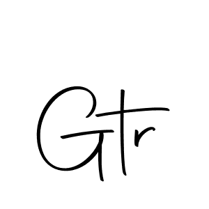 Create a beautiful signature design for name Gtr. With this signature (Autography-DOLnW) fonts, you can make a handwritten signature for free. Gtr signature style 10 images and pictures png