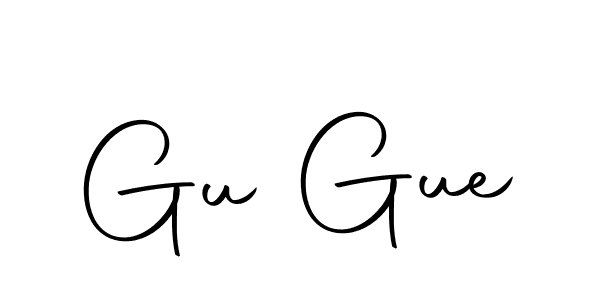 Make a beautiful signature design for name Gu Gue. With this signature (Autography-DOLnW) style, you can create a handwritten signature for free. Gu Gue signature style 10 images and pictures png