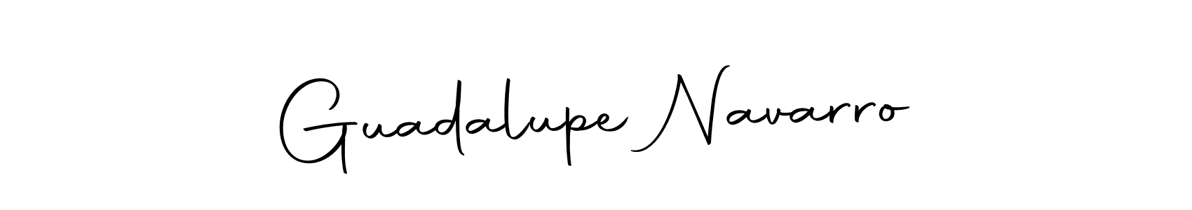 Make a beautiful signature design for name Guadalupe Navarro. With this signature (Autography-DOLnW) style, you can create a handwritten signature for free. Guadalupe Navarro signature style 10 images and pictures png