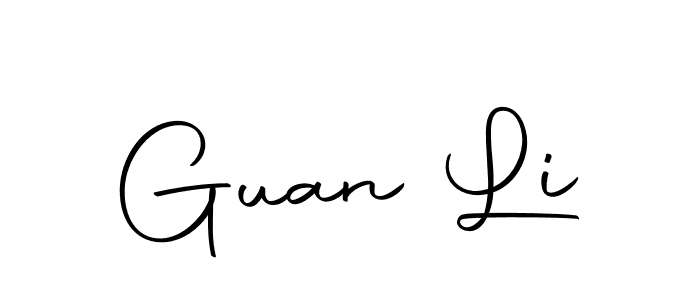 if you are searching for the best signature style for your name Guan Li. so please give up your signature search. here we have designed multiple signature styles  using Autography-DOLnW. Guan Li signature style 10 images and pictures png