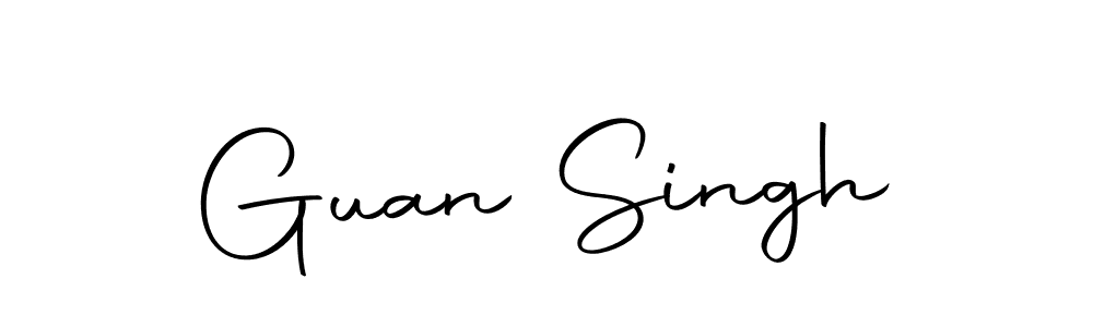 Make a beautiful signature design for name Guan Singh. With this signature (Autography-DOLnW) style, you can create a handwritten signature for free. Guan Singh signature style 10 images and pictures png