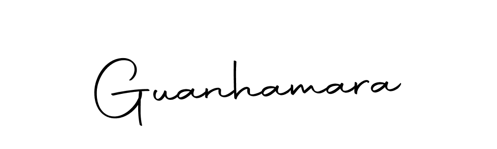 Guanhamara stylish signature style. Best Handwritten Sign (Autography-DOLnW) for my name. Handwritten Signature Collection Ideas for my name Guanhamara. Guanhamara signature style 10 images and pictures png