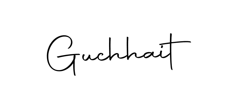 Make a beautiful signature design for name Guchhait. Use this online signature maker to create a handwritten signature for free. Guchhait signature style 10 images and pictures png