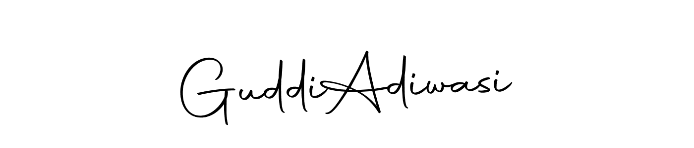 Create a beautiful signature design for name Guddi  Adiwasi. With this signature (Autography-DOLnW) fonts, you can make a handwritten signature for free. Guddi  Adiwasi signature style 10 images and pictures png