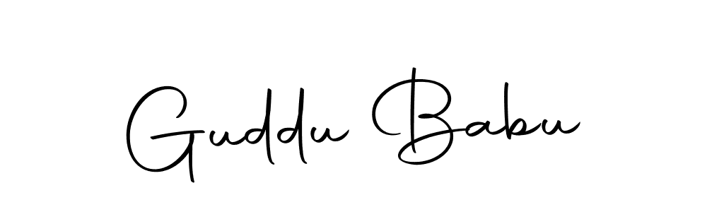 You can use this online signature creator to create a handwritten signature for the name Guddu Babu. This is the best online autograph maker. Guddu Babu signature style 10 images and pictures png