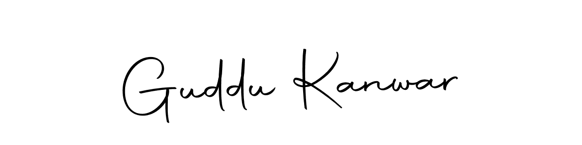 This is the best signature style for the Guddu Kanwar name. Also you like these signature font (Autography-DOLnW). Mix name signature. Guddu Kanwar signature style 10 images and pictures png
