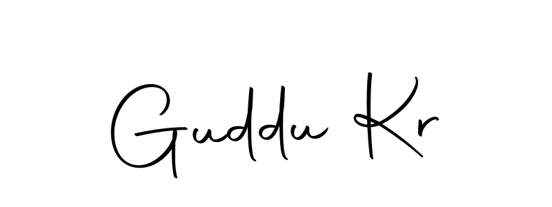 You should practise on your own different ways (Autography-DOLnW) to write your name (Guddu Kr) in signature. don't let someone else do it for you. Guddu Kr signature style 10 images and pictures png