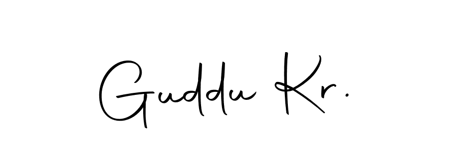Make a beautiful signature design for name Guddu Kr.. Use this online signature maker to create a handwritten signature for free. Guddu Kr. signature style 10 images and pictures png