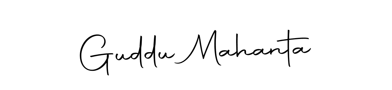 Make a beautiful signature design for name Guddu Mahanta. Use this online signature maker to create a handwritten signature for free. Guddu Mahanta signature style 10 images and pictures png