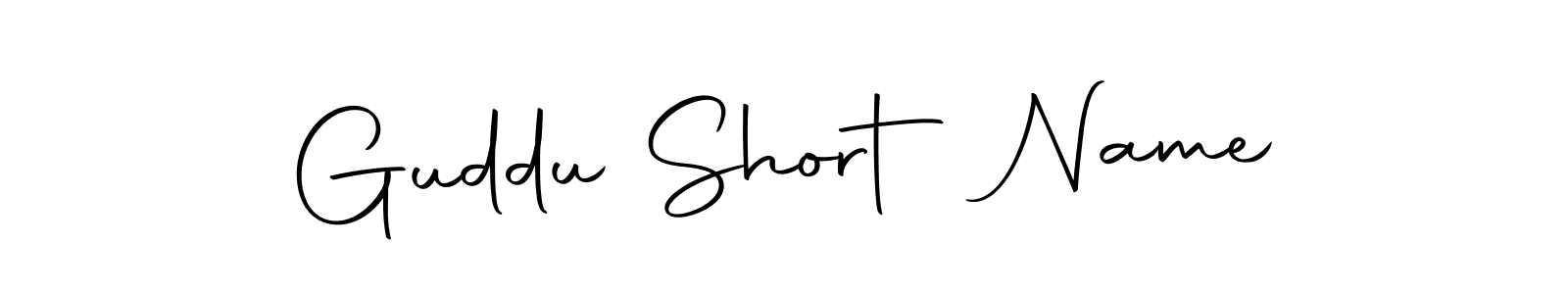 Also we have Guddu Short Name name is the best signature style. Create professional handwritten signature collection using Autography-DOLnW autograph style. Guddu Short Name signature style 10 images and pictures png