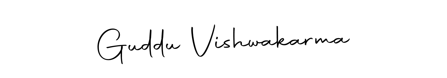 Here are the top 10 professional signature styles for the name Guddu Vishwakarma. These are the best autograph styles you can use for your name. Guddu Vishwakarma signature style 10 images and pictures png