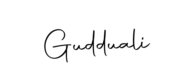 Make a short Gudduali signature style. Manage your documents anywhere anytime using Autography-DOLnW. Create and add eSignatures, submit forms, share and send files easily. Gudduali signature style 10 images and pictures png