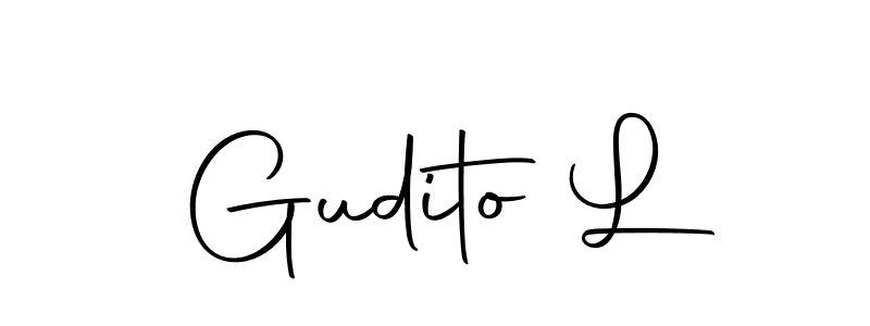 It looks lik you need a new signature style for name Gudito L. Design unique handwritten (Autography-DOLnW) signature with our free signature maker in just a few clicks. Gudito L signature style 10 images and pictures png
