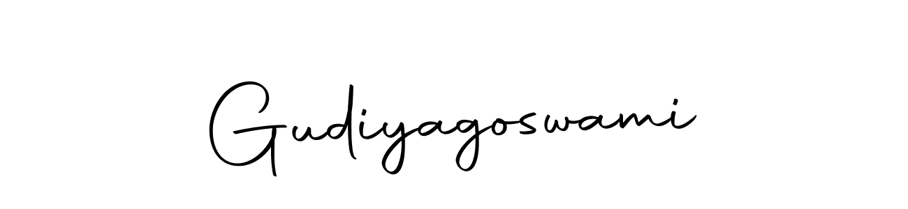 Use a signature maker to create a handwritten signature online. With this signature software, you can design (Autography-DOLnW) your own signature for name Gudiyagoswami. Gudiyagoswami signature style 10 images and pictures png