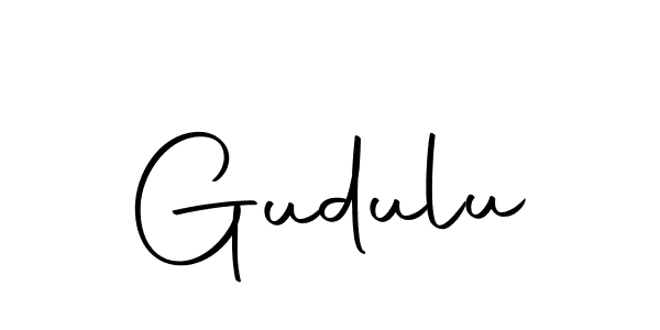 Make a beautiful signature design for name Gudulu. Use this online signature maker to create a handwritten signature for free. Gudulu signature style 10 images and pictures png