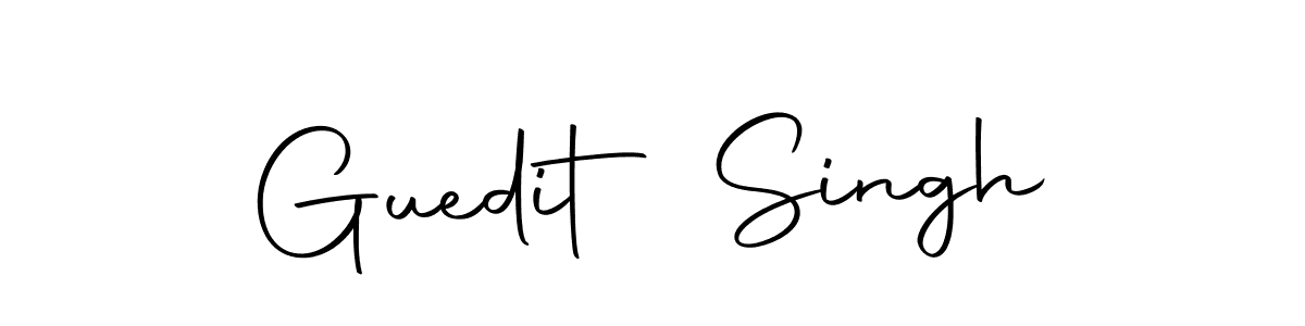 Design your own signature with our free online signature maker. With this signature software, you can create a handwritten (Autography-DOLnW) signature for name Guedit Singh. Guedit Singh signature style 10 images and pictures png