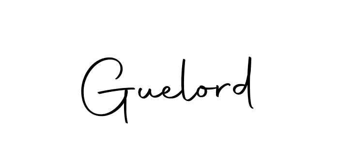 How to make Guelord name signature. Use Autography-DOLnW style for creating short signs online. This is the latest handwritten sign. Guelord signature style 10 images and pictures png