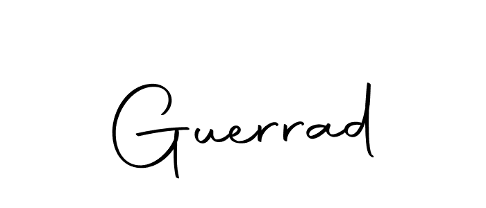 Design your own signature with our free online signature maker. With this signature software, you can create a handwritten (Autography-DOLnW) signature for name Guerrad. Guerrad signature style 10 images and pictures png