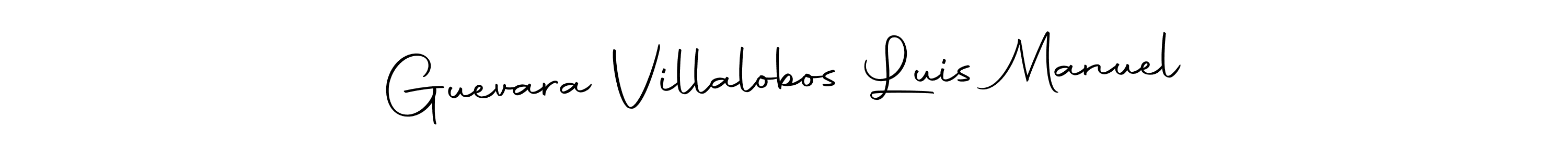 Make a beautiful signature design for name Guevara Villalobos Luis Manuel. Use this online signature maker to create a handwritten signature for free. Guevara Villalobos Luis Manuel signature style 10 images and pictures png