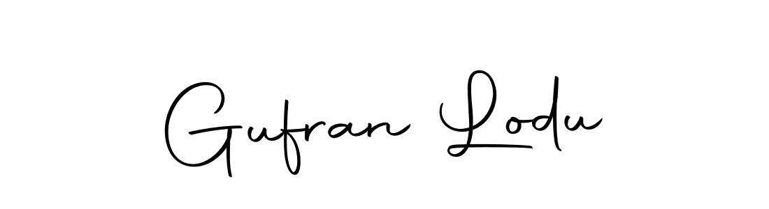 Make a beautiful signature design for name Gufran Lodu. With this signature (Autography-DOLnW) style, you can create a handwritten signature for free. Gufran Lodu signature style 10 images and pictures png