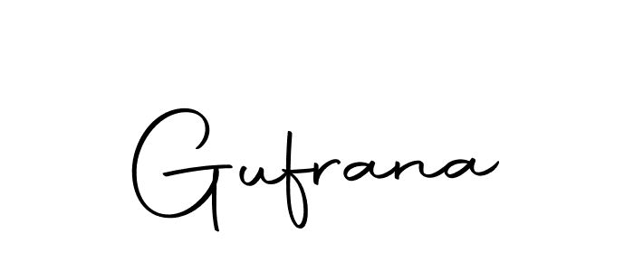 Create a beautiful signature design for name Gufrana. With this signature (Autography-DOLnW) fonts, you can make a handwritten signature for free. Gufrana signature style 10 images and pictures png