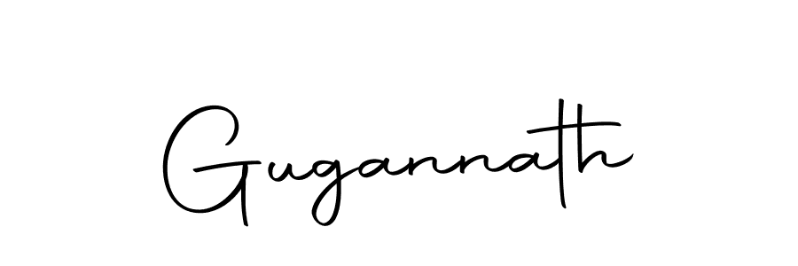 Gugannath stylish signature style. Best Handwritten Sign (Autography-DOLnW) for my name. Handwritten Signature Collection Ideas for my name Gugannath. Gugannath signature style 10 images and pictures png