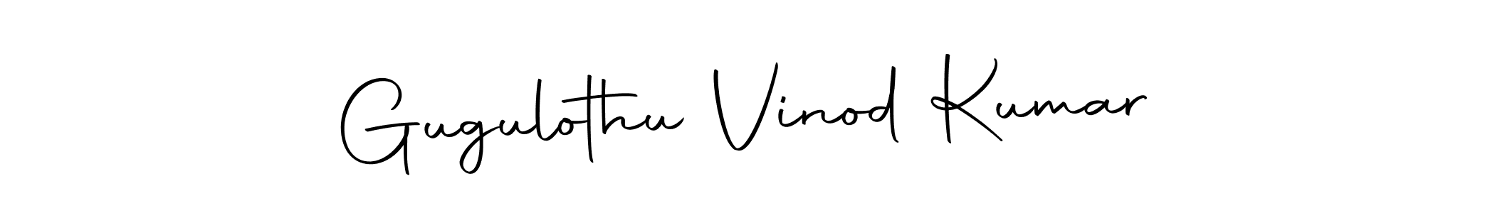 Autography-DOLnW is a professional signature style that is perfect for those who want to add a touch of class to their signature. It is also a great choice for those who want to make their signature more unique. Get Gugulothu Vinod Kumar name to fancy signature for free. Gugulothu Vinod Kumar signature style 10 images and pictures png
