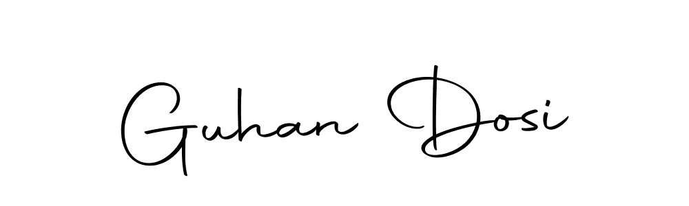 How to make Guhan Dosi signature? Autography-DOLnW is a professional autograph style. Create handwritten signature for Guhan Dosi name. Guhan Dosi signature style 10 images and pictures png