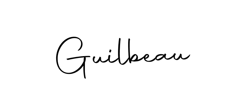 Design your own signature with our free online signature maker. With this signature software, you can create a handwritten (Autography-DOLnW) signature for name Guilbeau. Guilbeau signature style 10 images and pictures png