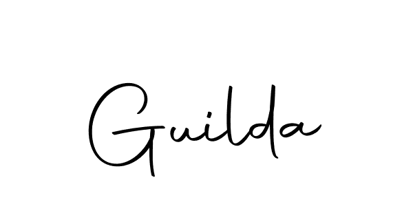 This is the best signature style for the Guilda name. Also you like these signature font (Autography-DOLnW). Mix name signature. Guilda signature style 10 images and pictures png