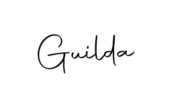 This is the best signature style for the Guilda name. Also you like these signature font (Autography-DOLnW). Mix name signature. Guilda signature style 10 images and pictures png