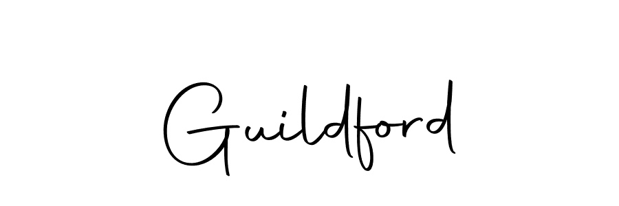 Guildford stylish signature style. Best Handwritten Sign (Autography-DOLnW) for my name. Handwritten Signature Collection Ideas for my name Guildford. Guildford signature style 10 images and pictures png