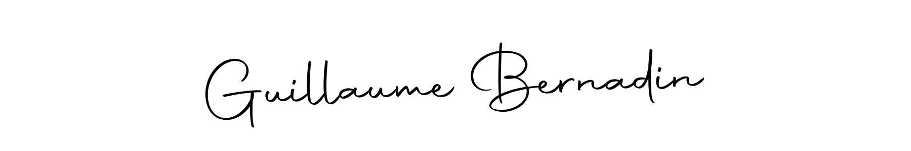 Design your own signature with our free online signature maker. With this signature software, you can create a handwritten (Autography-DOLnW) signature for name Guillaume Bernadin. Guillaume Bernadin signature style 10 images and pictures png