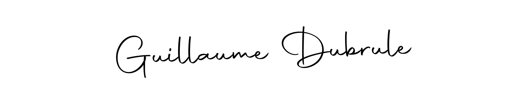 How to make Guillaume Dubrule signature? Autography-DOLnW is a professional autograph style. Create handwritten signature for Guillaume Dubrule name. Guillaume Dubrule signature style 10 images and pictures png
