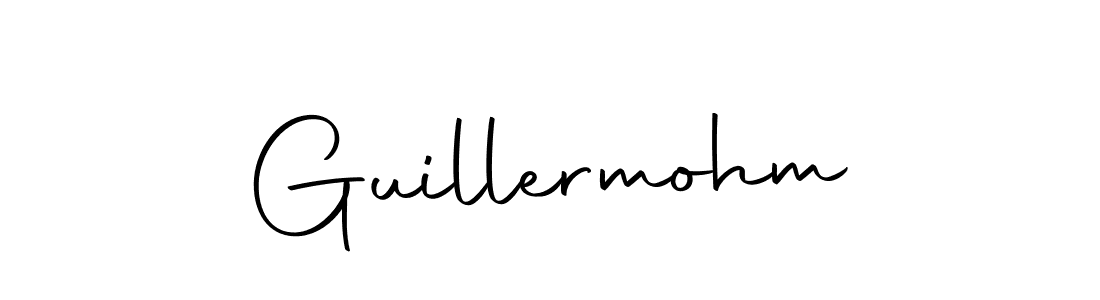 Design your own signature with our free online signature maker. With this signature software, you can create a handwritten (Autography-DOLnW) signature for name Guillermohm. Guillermohm signature style 10 images and pictures png