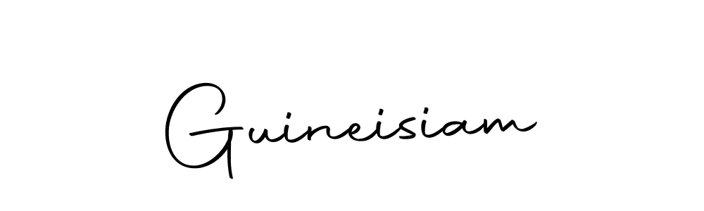 Create a beautiful signature design for name Guineisiam. With this signature (Autography-DOLnW) fonts, you can make a handwritten signature for free. Guineisiam signature style 10 images and pictures png